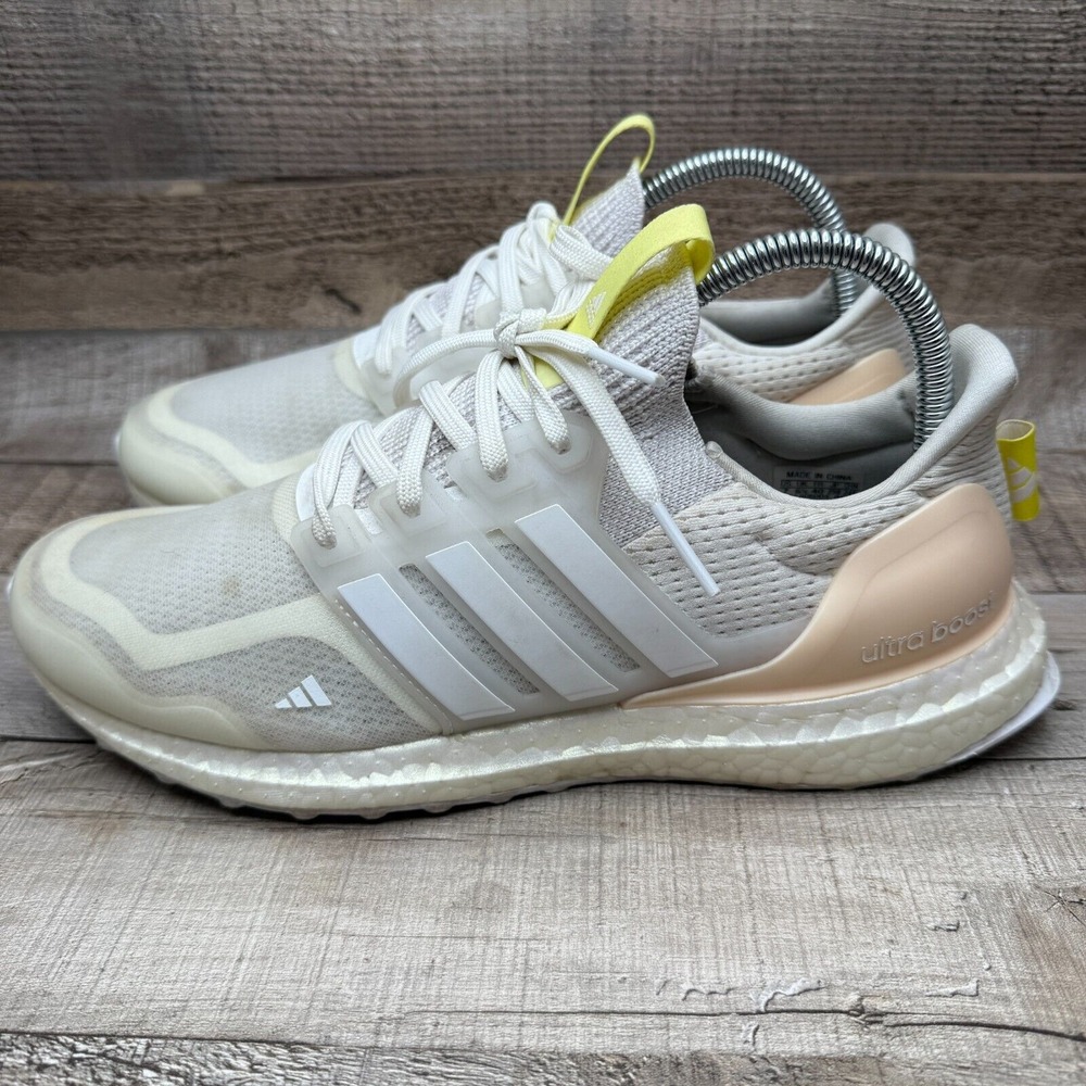 Adidas UltraBoost Running Shoes Womens Size 8 White Sneakers DNA Mono GX3081‎ - Picture 4 of 13